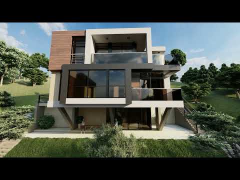 Two story House in Batumi - Animation walkthrough - ARCHTIME